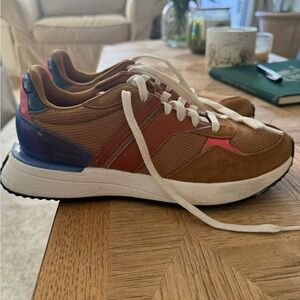 Keds Brown and Pink Sneakers